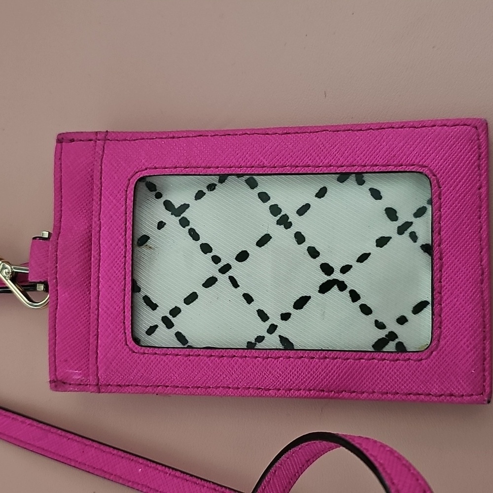 💓Kate Spade Vibrant Pink ID Holder - Picture 3 of 5